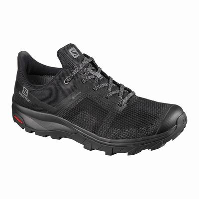 Női Salomon OUTLINE PRISM GORE-TEX Túracipő SA5109472 Fekete